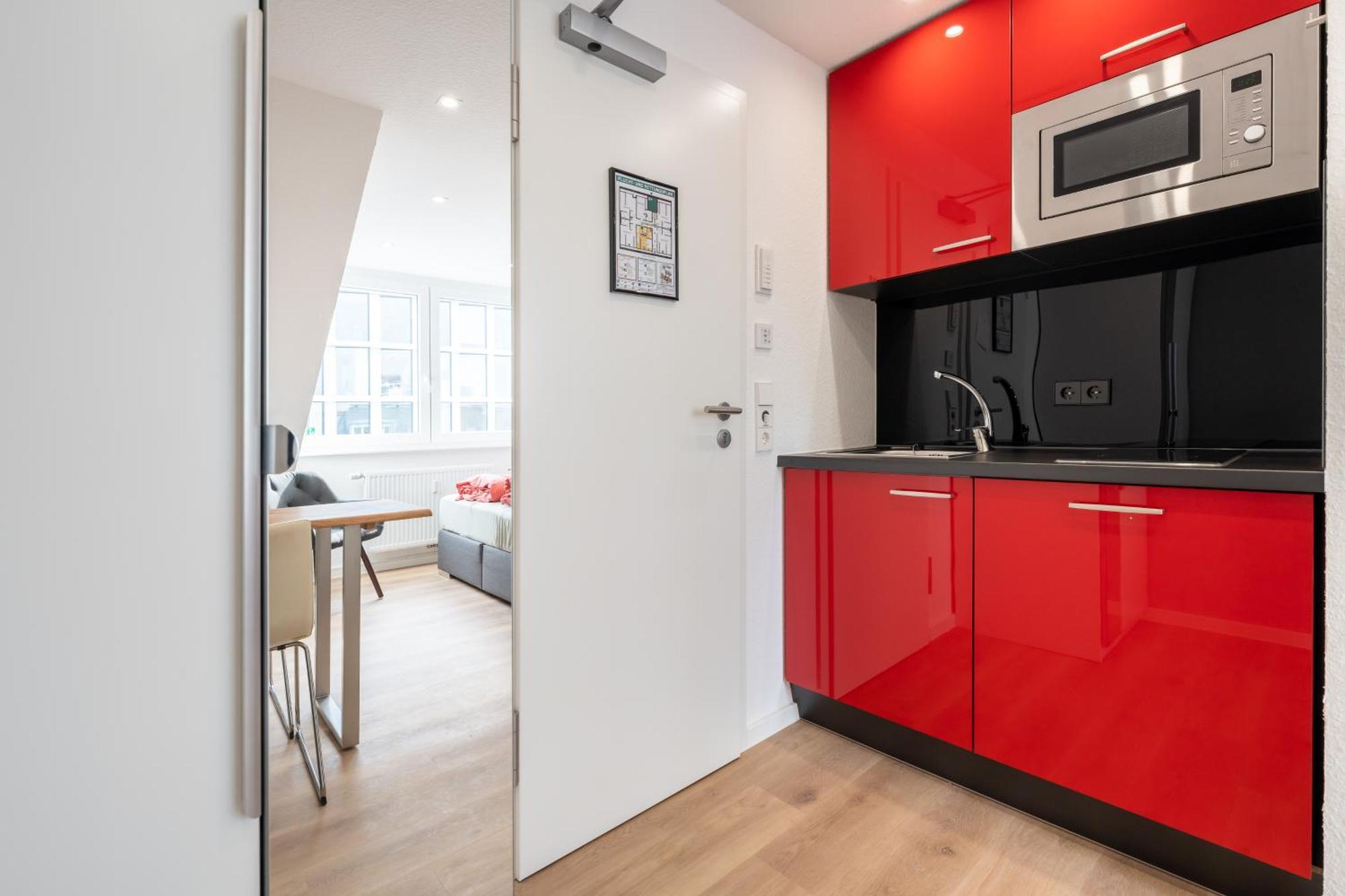 Wohnen Auf Zeit - Innenstadt-Appartements Freiburg im Breisgau Kamer foto